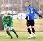 Juho Keskinen debytoi FC OPA:n maalilla toisen puoliajan verran.