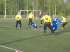 OPA:n pojat tasokkaassa seurassa: keltaiset vasemmalta Vesa Kiljunen, Antti Ervasti, Esa Mulari ja Ville Penttilä. 