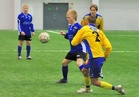 Kauppilan veljekset Joni (edessä) ja Janne (takana) pelasivat keskikentällä.