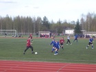 FC Rio Grande hyökkää, puolustamassa Juho Sassi ja Juha-Matti Huovinen.