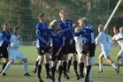 Muurissa vasemmalta Henri Karppinen, Mikko Rantala, Timo Rautio ja Arto Käsmä.