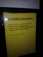 Viikko sitten ilmomitus oli mutta ei ole enää!