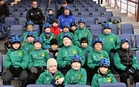 FC OPA:n kummijoukkue kävi katsomassa esikuviaan.